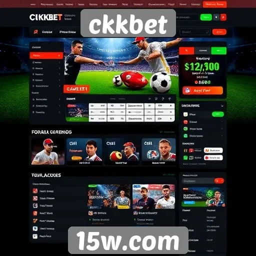 Avaliação da interface do site ckkbet